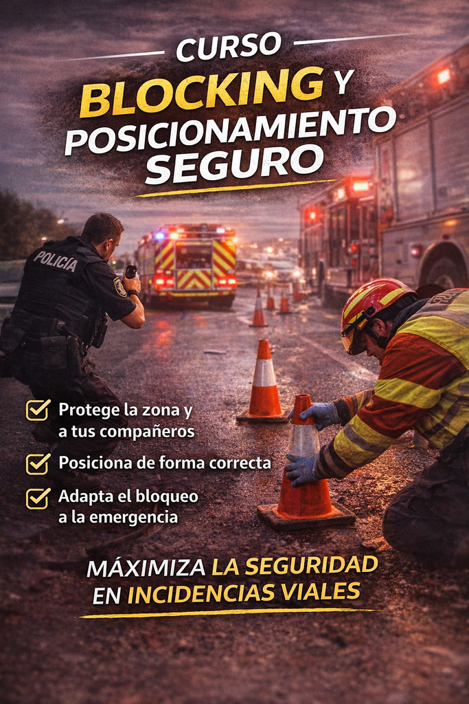 Seguridad en la escena / Procedimientos de bloqueo en incidentes en la vía